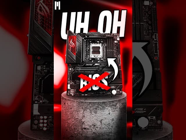 The Motherboard Doesn't Know This CPU...