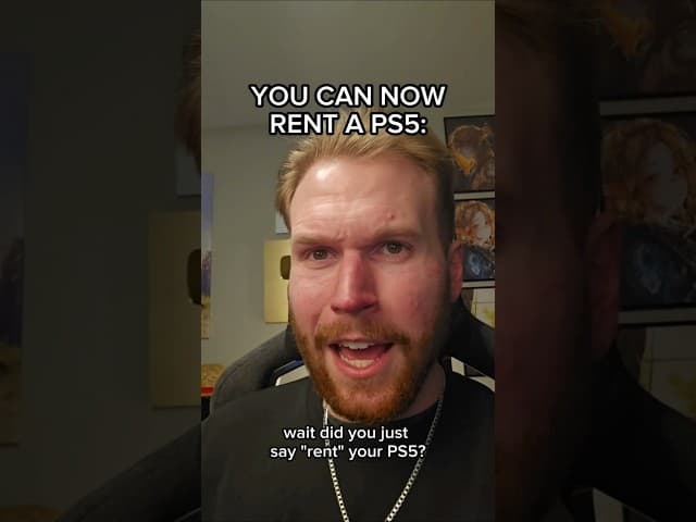 YOU CAN NOW RENT A PS5 #shorts