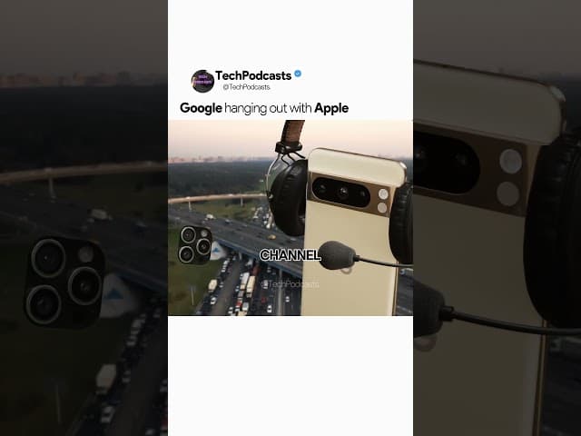 Google hanging out with Apple