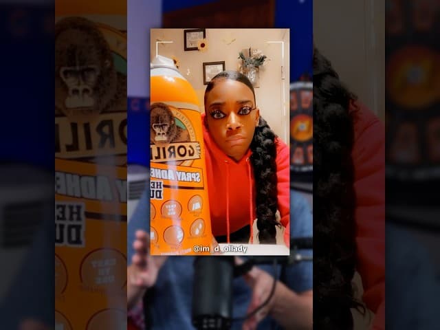 This Girl Put Gorilla Glue In Her Hair 😳
