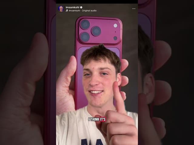 The New IPHONE COLORS are FIRE Sam Kohl #apple #iphone #phones