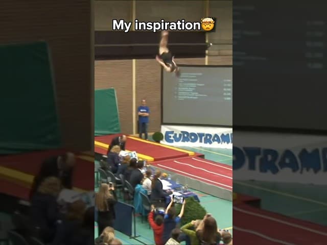 Who did it better?!🤔🤯#airtrack #gymnast #gymnastics #flips #flip #tumbling #trampoline