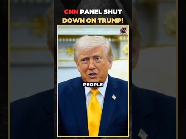 Liberal CNN Panel Gets CALLED OUT Over TRUMP #shorts