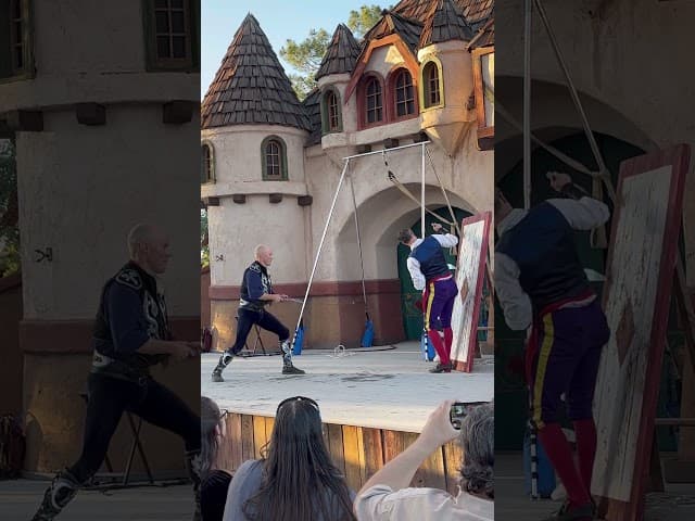 Knife throwing with Jack and Adam