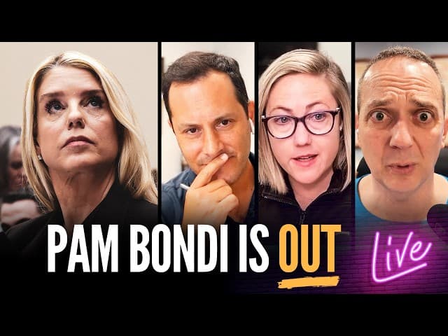 BREAKING: Trump Fires Pam Bondi