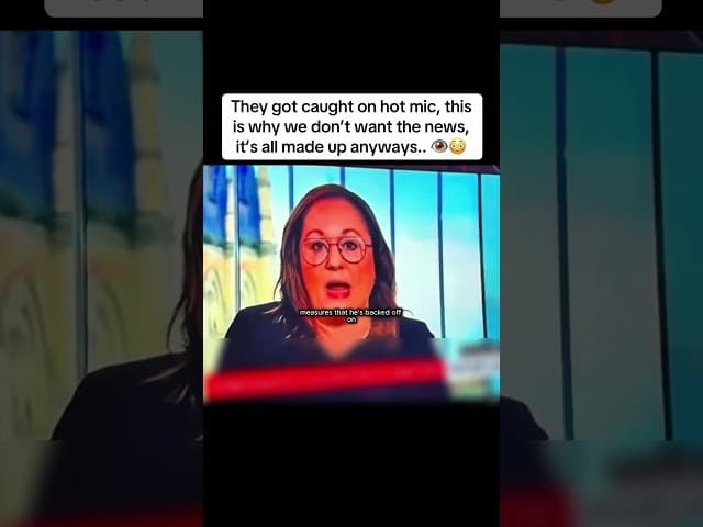 What the viewers weren’t meant to hear while watching news.. 👁️😳