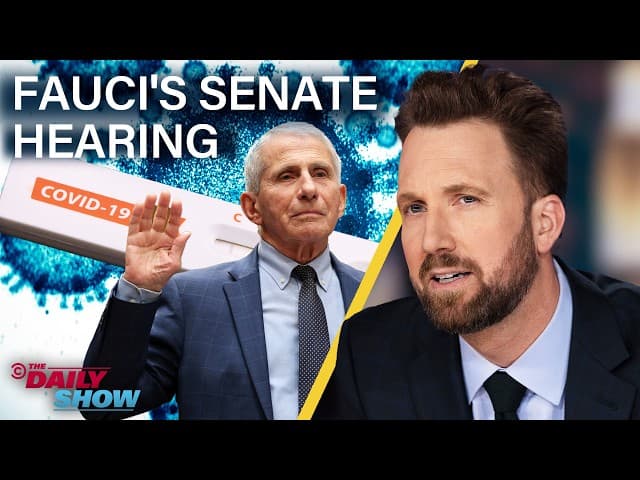 Fauci Takes the 5th Amendment While MAGA Cracks His Diary Open & Calls Him Hitler | The Daily Show