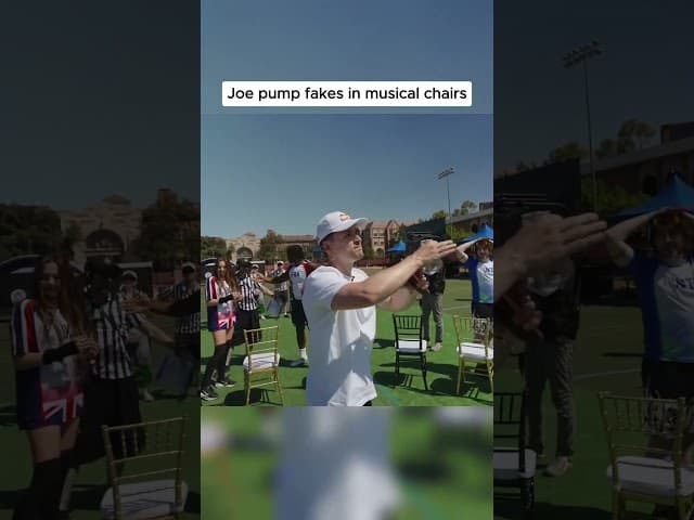 Joe pump fakes in musical chairs | Joe Bartolozzi