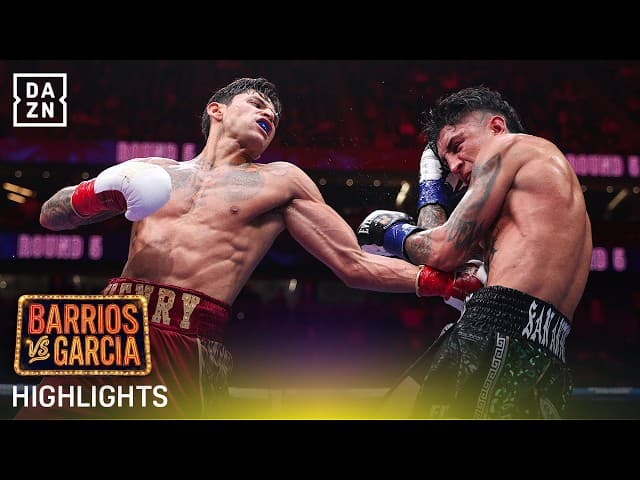 MARIO BARRIOS VS RYAN GARCIA | FIGHT HIGHLIGHTS