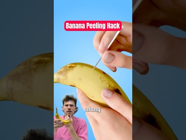 Banana Peeling Hack!