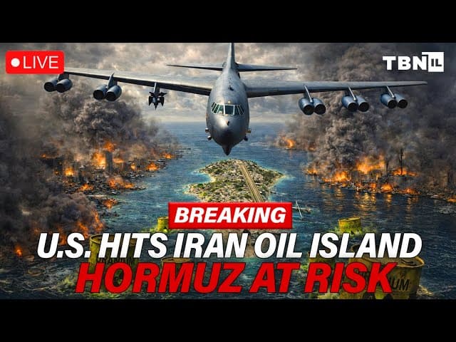 BREAKING: Kharg Island HIT By U.S. Bombers; Iran Threatens Gulf Targets | TBN Israel