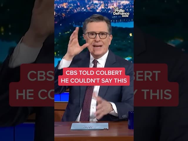 CBS Told Colbert He Can't Air An Interview! He Did It Anyway