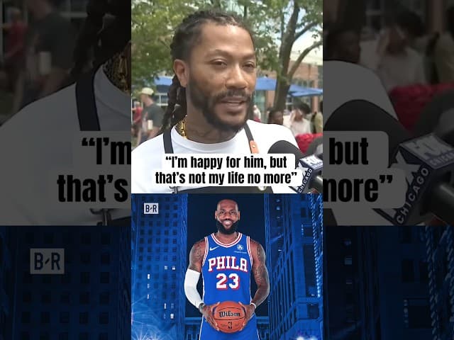 D-Rose on LeBron signing with Sixers 😅 (via devankaney/IG, @FOX32Chicago)