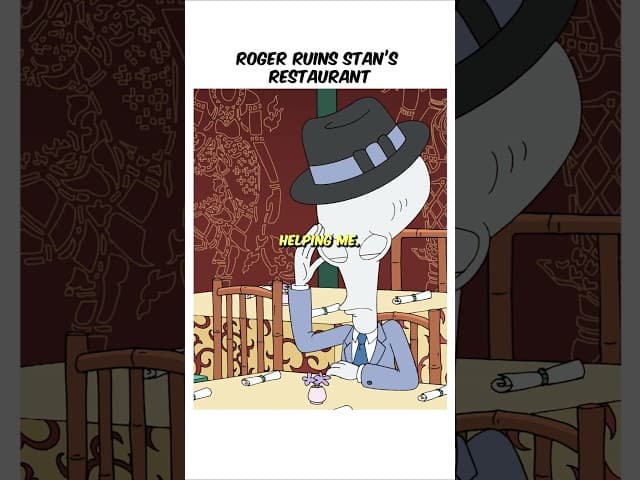Roger ruins Stan’s restaurant🤯