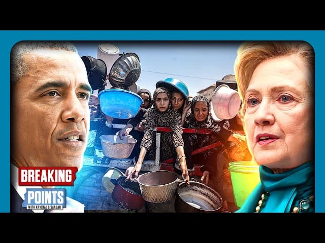 Obama, Hillary, Bari Weiss 'COVER THEIR A**' On Gaza Starvation