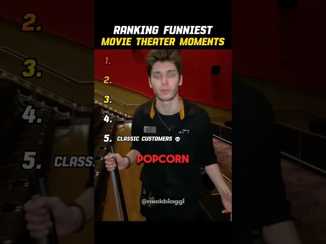 Ranking Funniest Movie Theater Moments 🤯 (Part 4) #ranking #memes #funny #tiktok