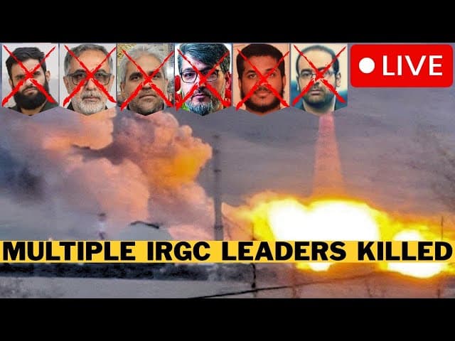 🚨 BREAKING: Israel DESTROYS Iran Nuclear Plant - War Escalates - Multiple IRGC Leaders KILLED