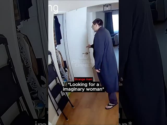 Crazy home intruder VS Dad with family inside.