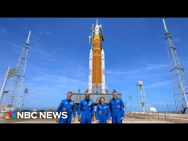 LIVE: NASA launches Artemis II rocket on mission to the moon | NBC News