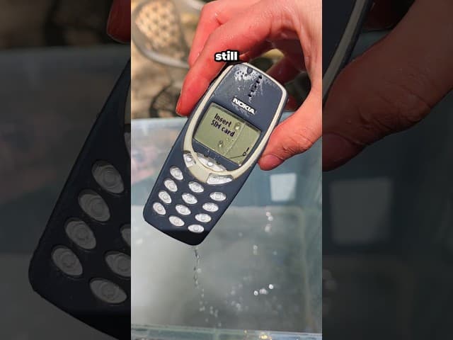 Nokia's are indestructible, but are they waterproof?
