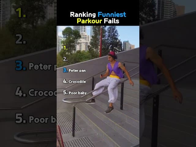 Ranking Funniest Parkour Fails😭😭