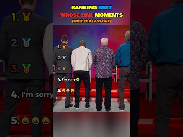 Ranking Best Whose Line Moments Pt.8
