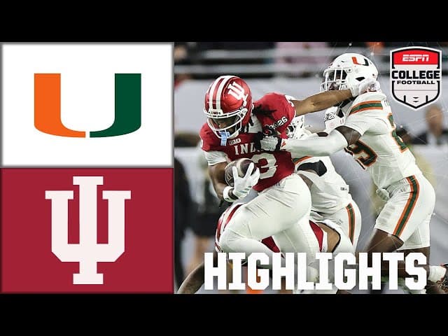 CFP National Championship: Miami Hurricanes vs. Indiana Hoosiers | Full Game Highlights | ESPN CFB