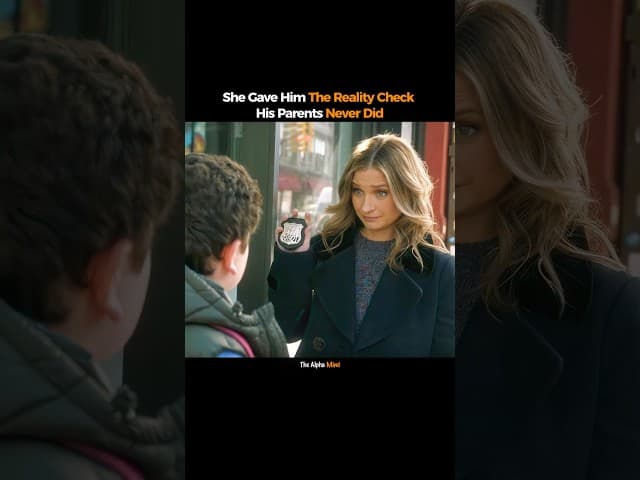 She Gave Him The Reality Check His Parents Never Did #humanbehavior #psychology