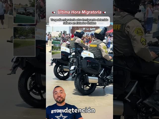 🚨 Tragedia migratoria otro inmigrante detenido fallece en Estados Unidos
