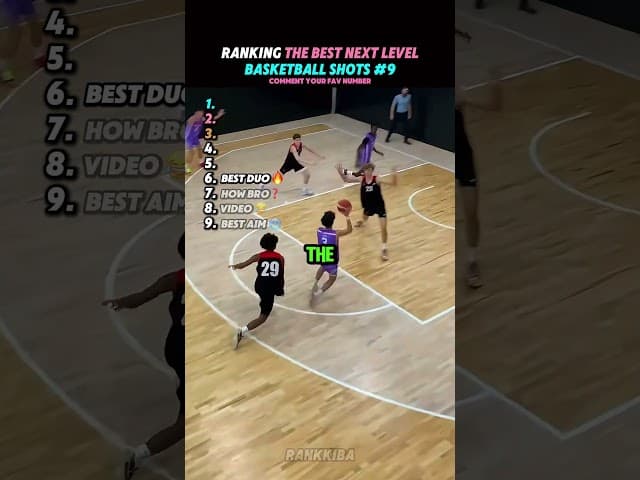 Ranking The Best Next Level Basketball Shots Part 9👀🥇🏀