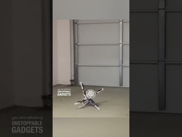 This device can roll around and take off