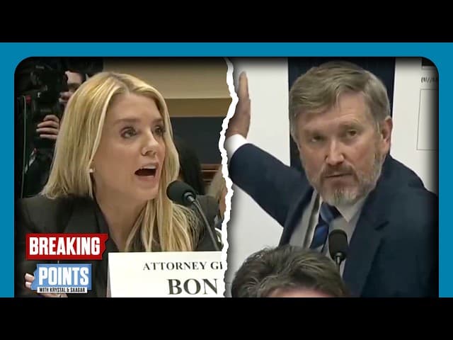 AG Bondi MELTS DOWN Over Epstein Coverup