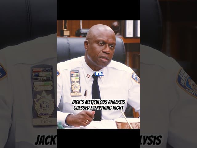 Jack's meticulous analysis guessed everything right#shortvideo #shorts #brooklynninenine