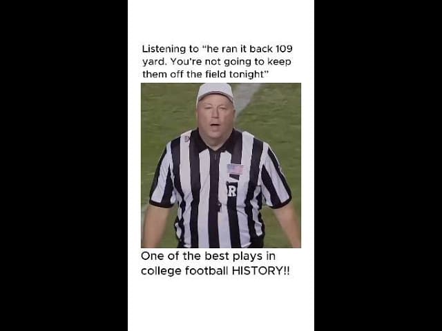 Best play in CFB history🔥 #shorts