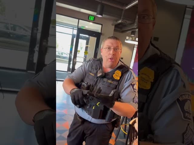 Cop Caught Crossing the Line?! 😳👮 #Police #Rights #Shorts