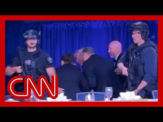 Shots fired at WH Correspondents’ Dinner; Trump rushed off stage
