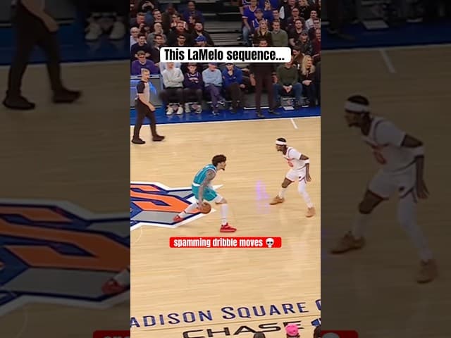 LaMelo was screaming for the ball again 😅