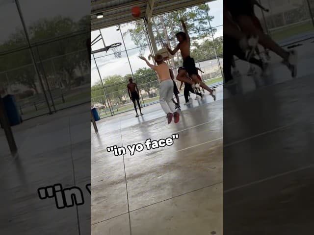 This Kid Went Inside the Basketball Cage (@amanda.goingguyton)