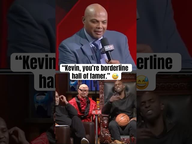 When Chuck & KG traded jabs 🤣