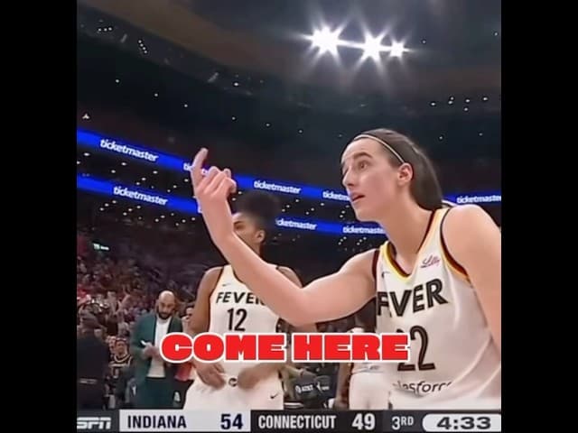 Caitlin Clark Calls Out Ref For Rigging Game #caitlinclark #basketball #shorts