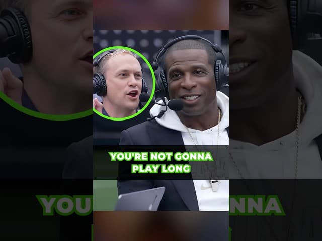 Deion Sanders: I’d Rather Make $1.1M for 10 Years Than $4M Quick 💰 #shorts #nfl #nflhighlights