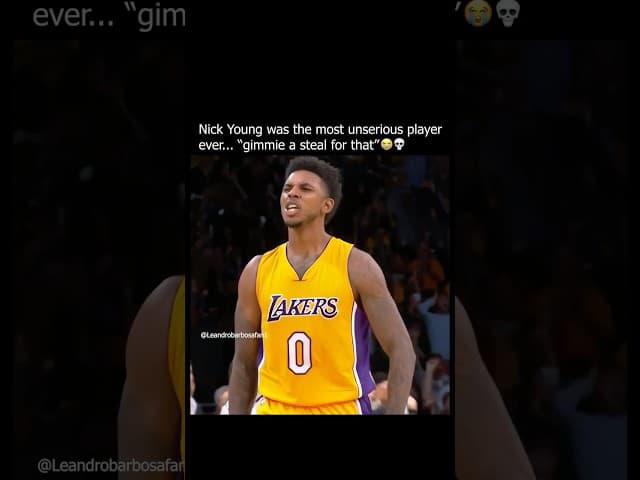 When Nick Young stole a game winner😭✌️
