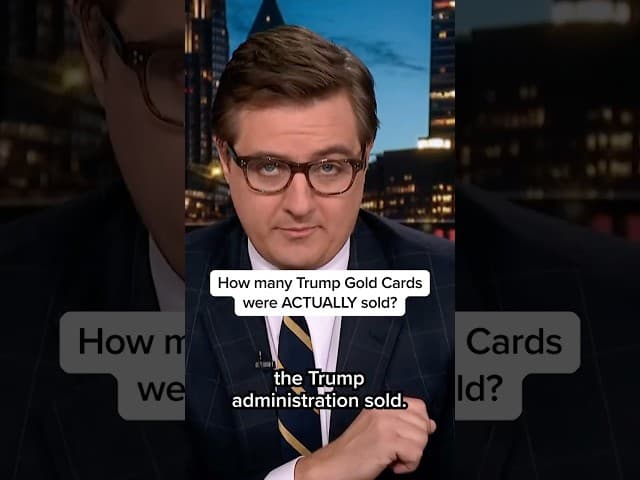 How many Trump Gold Cards were ACTUALLY sold?