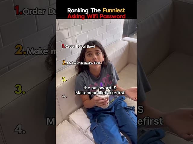 Ranking The Funniest Asking Wifi Password #funniest #ask #wifipassword #funnyvideos