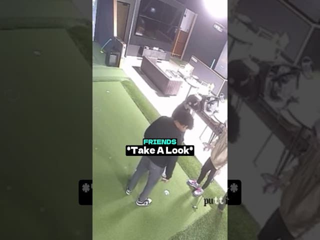 He Couldn't believe It😅(@evergreengolfclub)