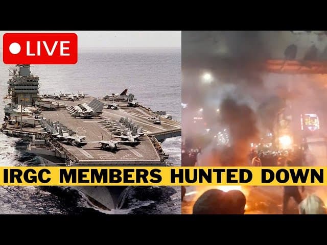 🚨 BREAKING: Iranians HUNT Down IRGC Members - U.S. Military Days Away From Middle East
