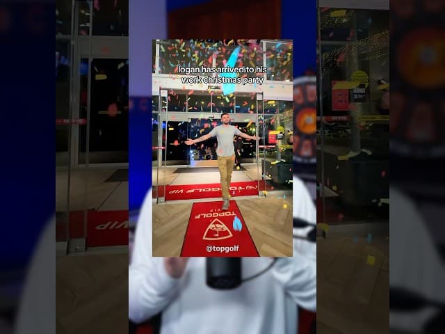 Topgolf Saved His Christmas Party 🔥