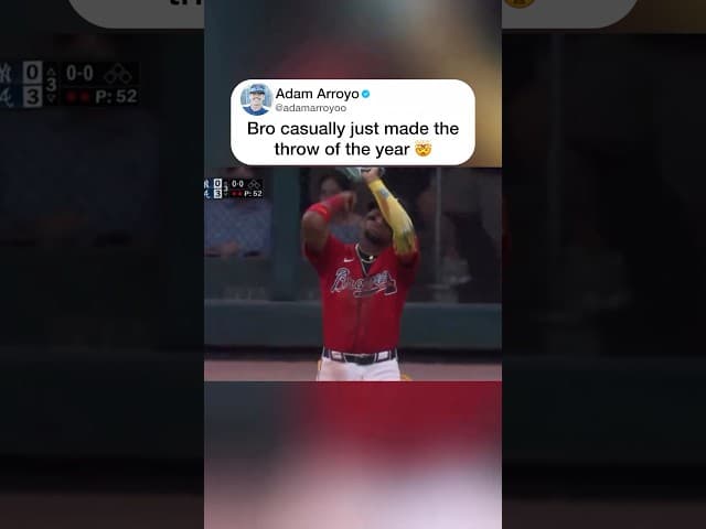 This throw 🤯 #baseball