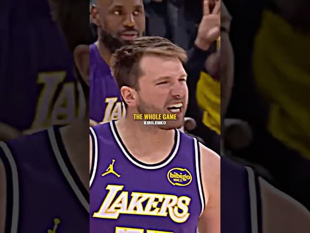 Luka trash talks heckler ALL GAME 😂🥶