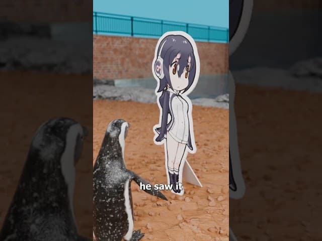 The Penguin Who Loved A Cartoon Girl 😢